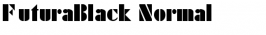 FuturaBlack Font