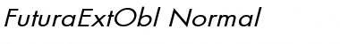 FuturaExtObl-Normal Regular Font
