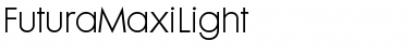 FuturaMaxiLight Regular Font