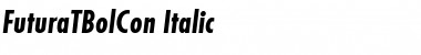 FuturaTBolCon Italic Font