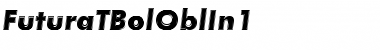 Download FuturaTBolOblIn1 Font Download FuturaTBolOblIn1 Font