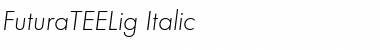 FuturaTEELig Italic Font