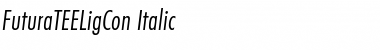 FuturaTEELigCon Italic Font