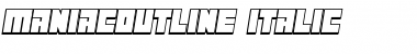 Download Maniac Outline Font