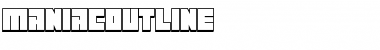 Download Maniac Outline Font