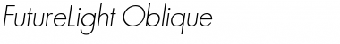 FutureLight Oblique Font
