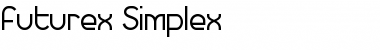 Futurex Simplex Regular Font