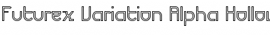 Futurex Variation Alpha Hollow Regular Font
