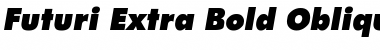 Futuri Extra Bold Font Futuri Extra Bold Font