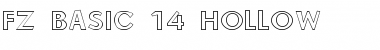 FZ BASIC 14 HOLLOW Font