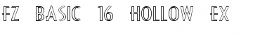 FZ BASIC 16 HOLLOW EX Font