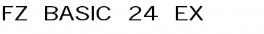 FZ BASIC 24 EX Normal Font