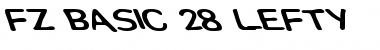 FZ BASIC 28 LEFTY Font