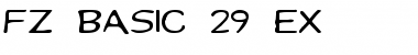 FZ BASIC 29 EX Font