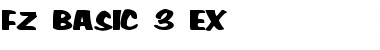 Download FZ BASIC 3 EX Font