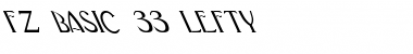 Download FZ BASIC 33 LEFTY Font