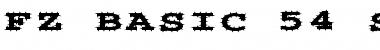 FZ BASIC 54 SPIKED EX Font