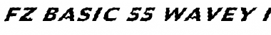 FZ BASIC 55 WAVEY ITALIC Font