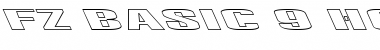 Download FZ BASIC 9 HOLLOW LEFTY Font Download FZ BASIC 9 HOLLOW LEFTY Font