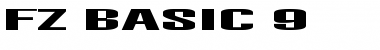 Download FZ BASIC 9 Font Download FZ BASIC 9 Font