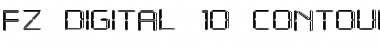 FZ DIGITAL 10 CONTOUR EX Font