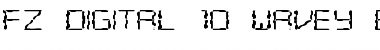 FZ DIGITAL 10 WAVEY EX Normal Font