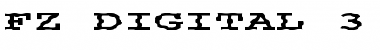 Download FZ DIGITAL 3 WAVEY EX Font Download FZ DIGITAL 3 WAVEY EX Font