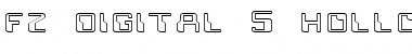 Download FZ DIGITAL 5 HOLLOW EX Font Download FZ DIGITAL 5 HOLLOW EX Font