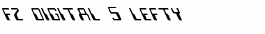 FZ DIGITAL 5 LEFTY Font