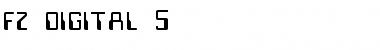 Download FZ DIGITAL 5 Font Download FZ DIGITAL 5 Font