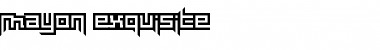 Download Mayon Exquisite Font Download Mayon Exquisite Font