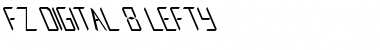 FZ DIGITAL 8 LEFTY Font