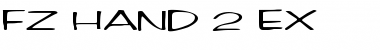 Download FZ HAND 2 EX Font Download FZ HAND 2 EX Font