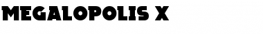 Megalopolis X Regular Font