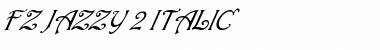 FZ JAZZY 2 ITALIC Font