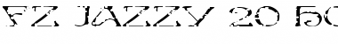 FZ JAZZY 20 HOLEY EX Font