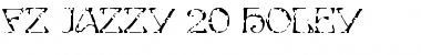 FZ JAZZY 20 HOLEY Font