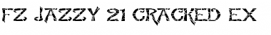 FZ JAZZY 21 CRACKED EX Normal Font