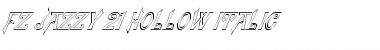 FZ JAZZY 21 HOLLOW ITALIC Normal Font