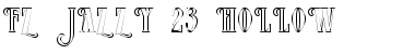 FZ JAZZY 23 HOLLOW Normal Font