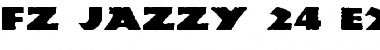 FZ JAZZY 24 EX Normal Font