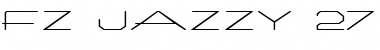 Download FZ JAZZY 27 EX Font