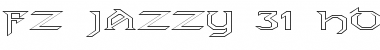 FZ JAZZY 31 HOLLOW EX Font