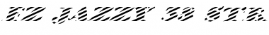 FZ JAZZY 38 STRIPED ITALIC Normal Font