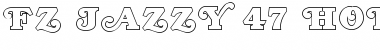 FZ JAZZY 47 HOLLOW Normal Font