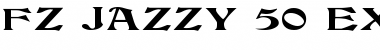 FZ JAZZY 50 EX Normal Font