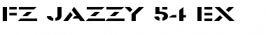 Download FZ JAZZY 54 EX Font Download FZ JAZZY 54 EX Font
