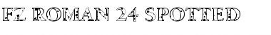 Download FZ ROMAN 24 SPOTTED Font