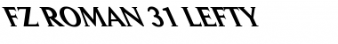 FZ ROMAN 31 LEFTY Normal Font