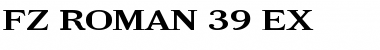 FZ ROMAN 39 EX Normal Font